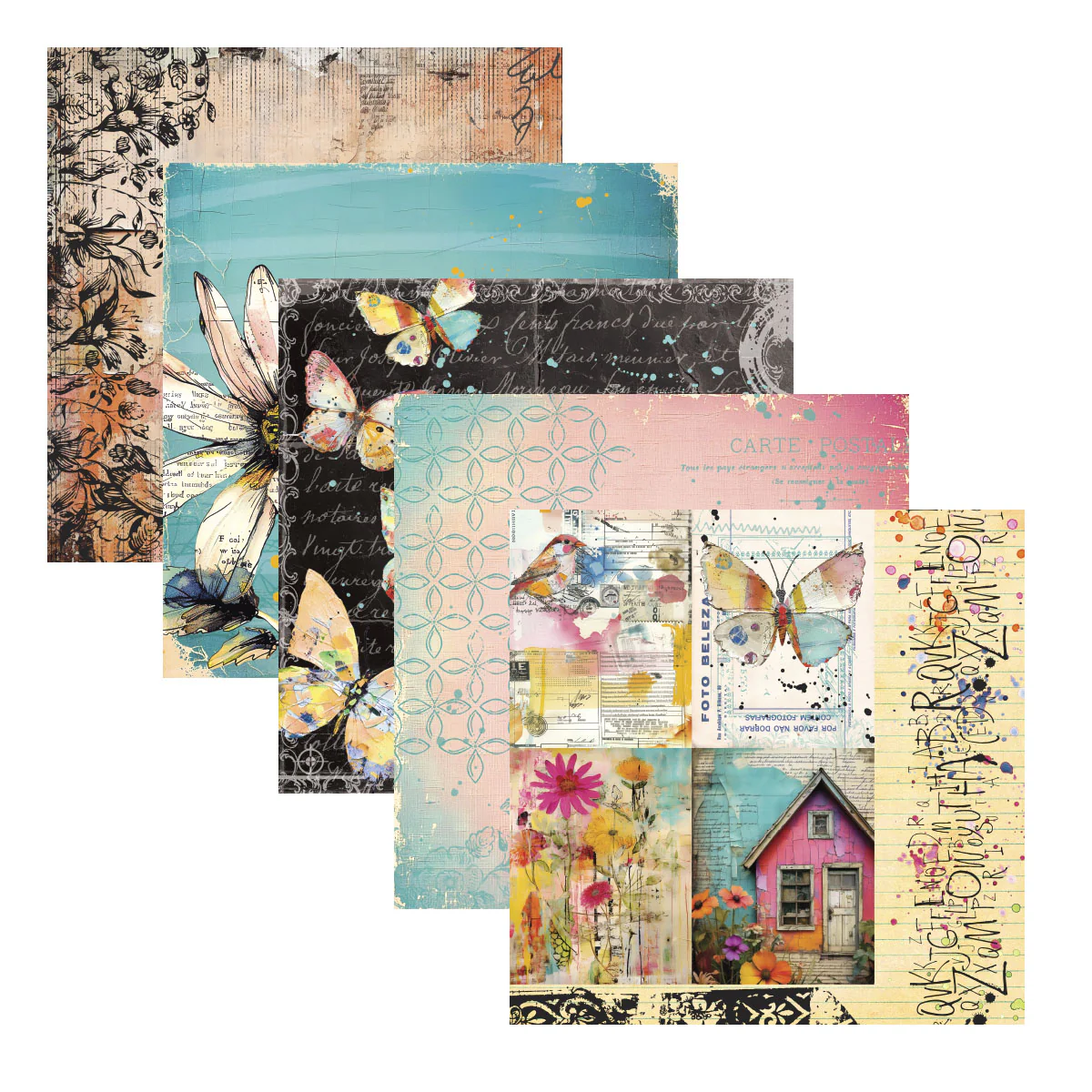 Spellbinders - Beautifully Imperfect - 6x6 Paper Pack