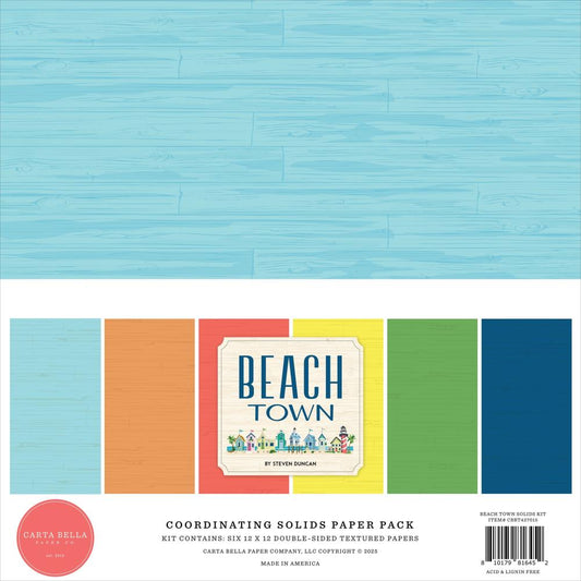 Carta Bella - Beach Town - Solids Collection Kit