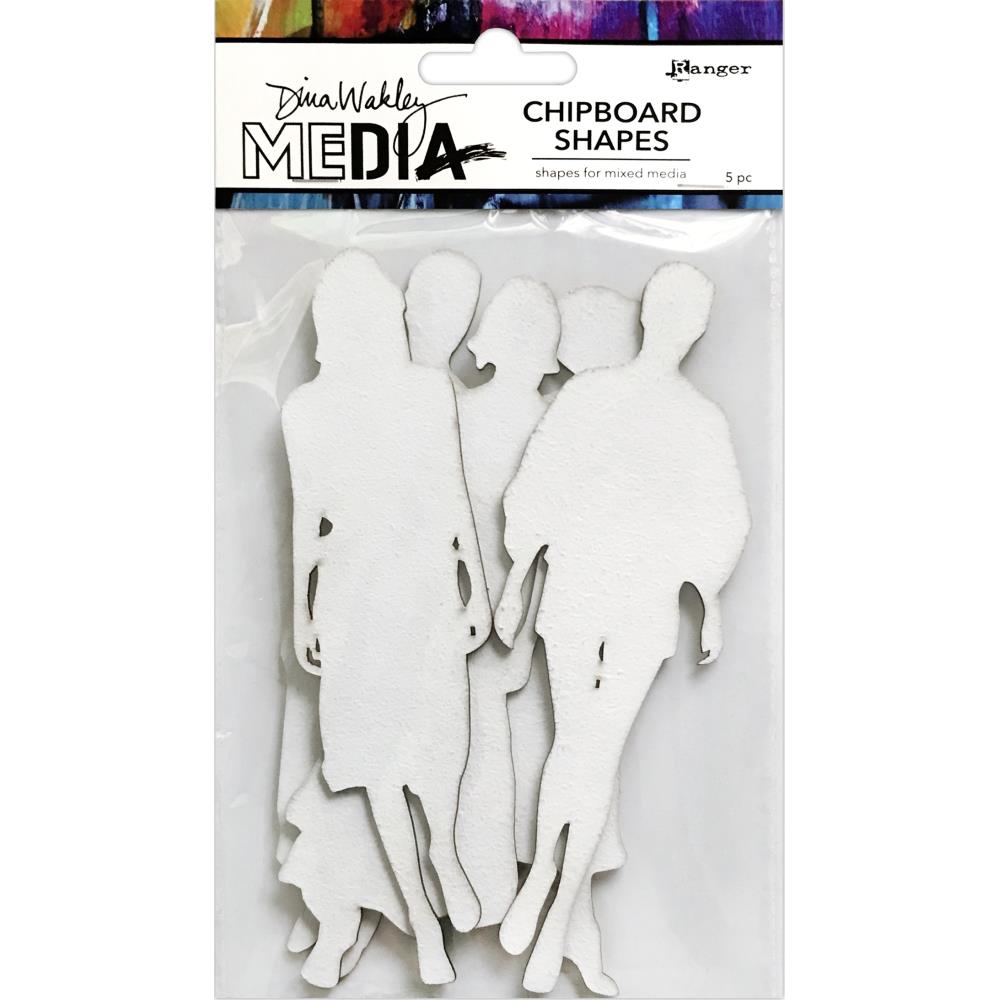 Dina Wakley - Media Chipboard Shapes - The Women