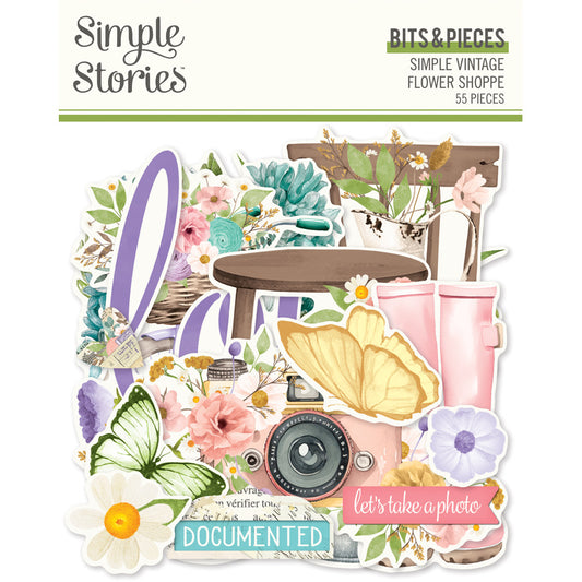 Simple Stories - Simple Vintage Flower Shoppe - Bits & Pieces