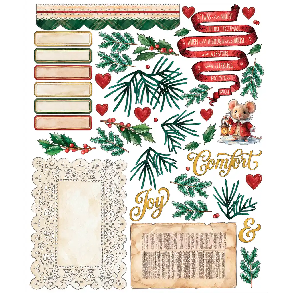 49 and Market - Card Kit - Santa's Winter Village