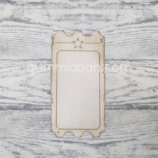 Gummiapan - Big Old Ticket With A Star Die