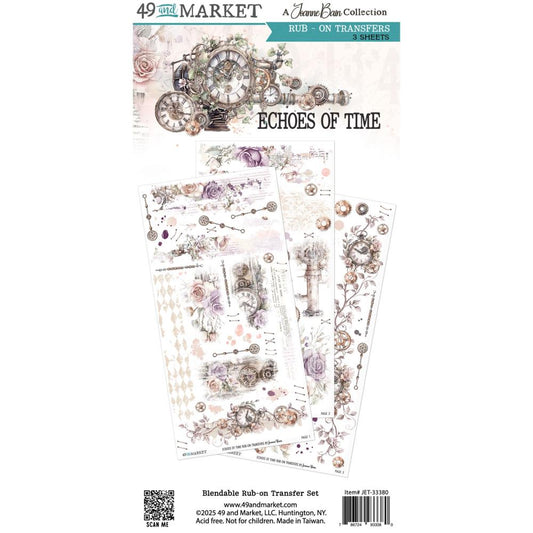49 and Market - Echoes of Time - Rub-On Transfer Set