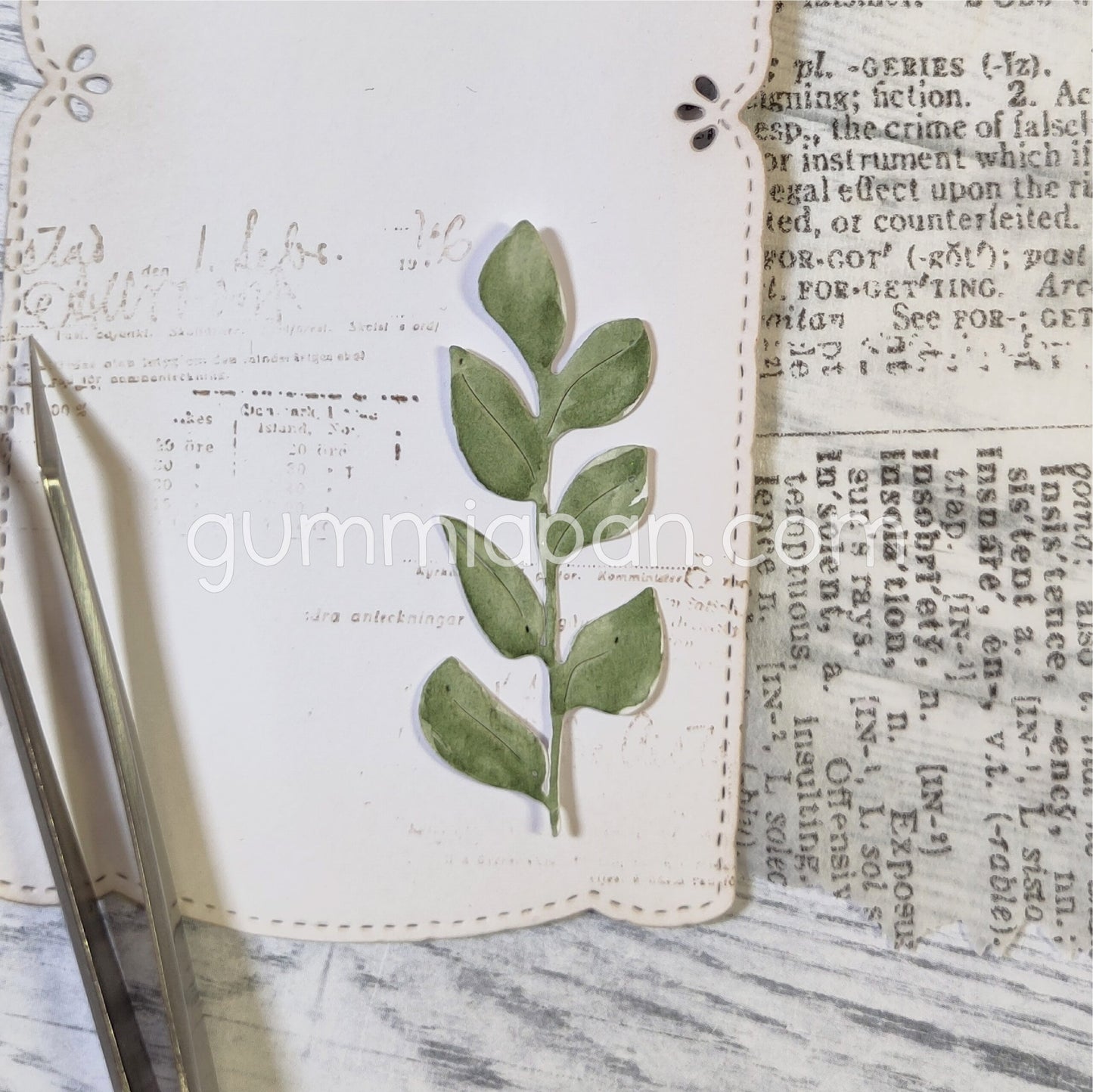 Gummiapan - Bellflower Leaf Die