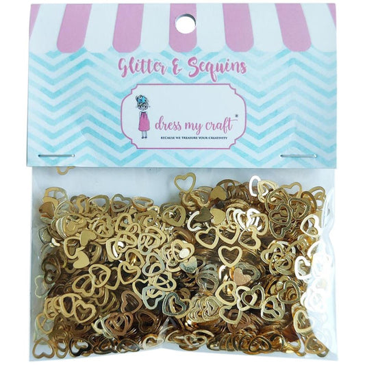 Dress My Craft - Golden Heart Sequins