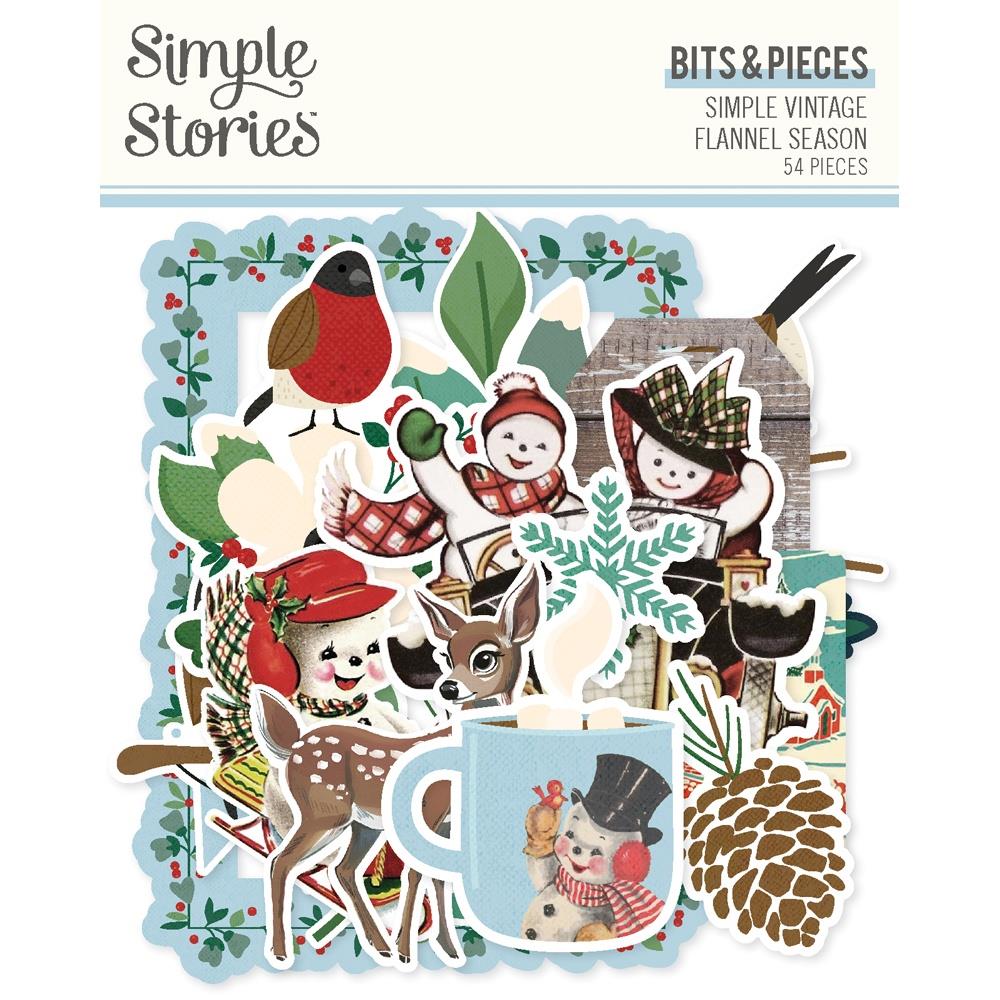 Simple Stories - Simple Vintage Flannel Season - Bits & Pieces