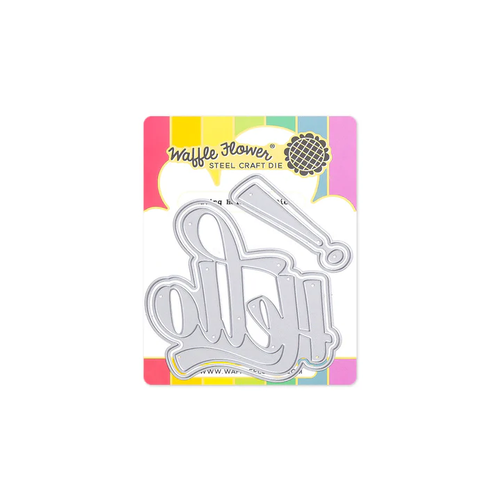 Waffle Flower - Waving Hello Die Set