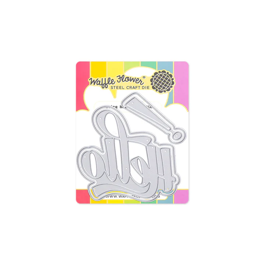 Waffle Flower - Waving Hello Die Set