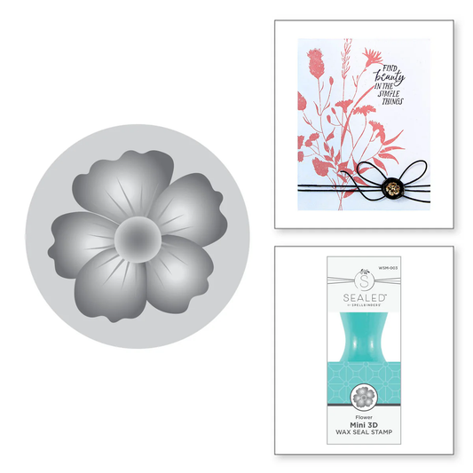 Spellbinders - Mini 3D Wax Seal - Flower