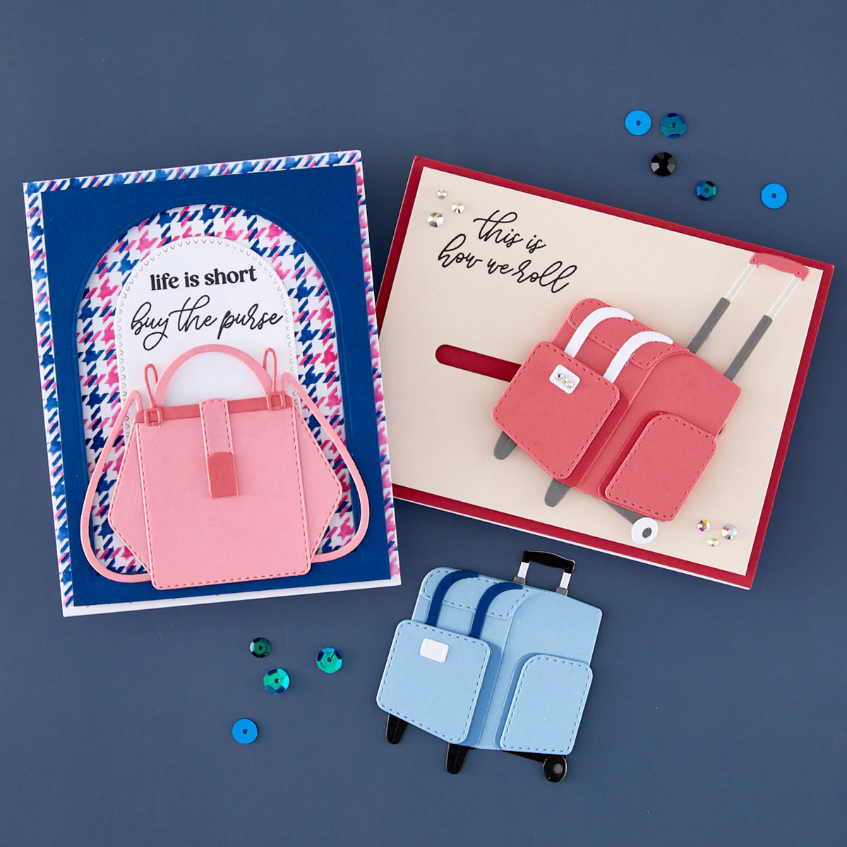 Spellbinders - Rolling Craft Tote Die Set