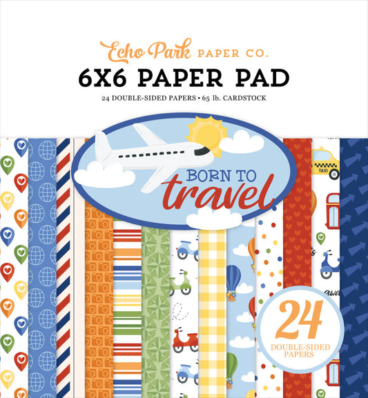 Echo Park - Born To Travel - 6x6 Paper Pad