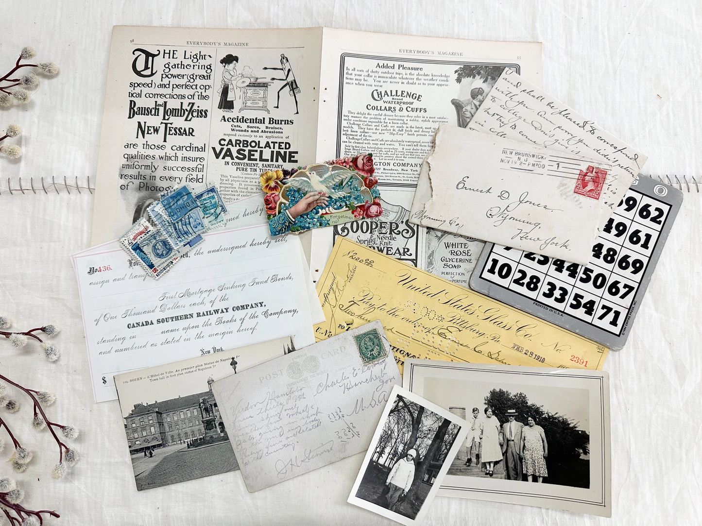 A House of Books - Vintage Ephemera Pack