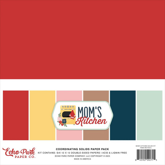 Echo Park - Mom's Kitchen - Solids Collection Kit