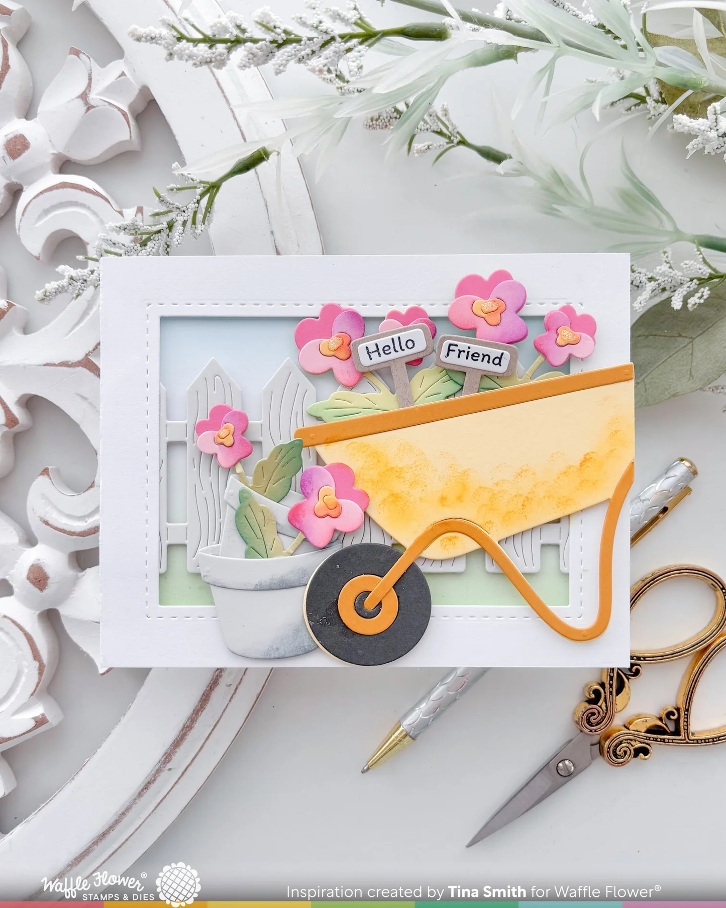 Waffle Flower - Plant Maker Stamp & Die Bundle