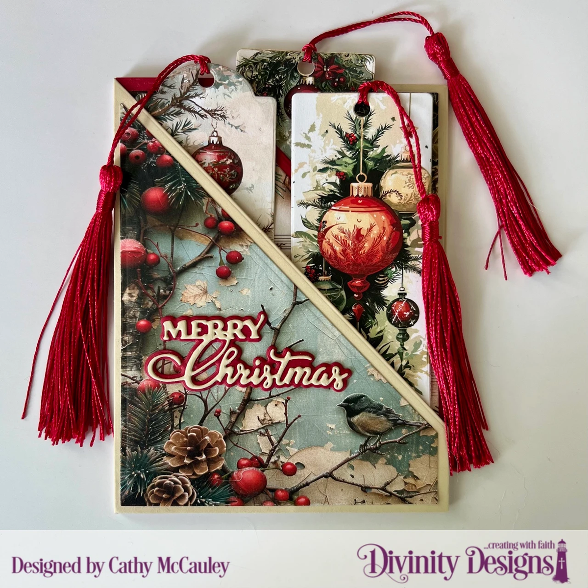 Divinity Designs - Bookmarks - Retro Ornaments