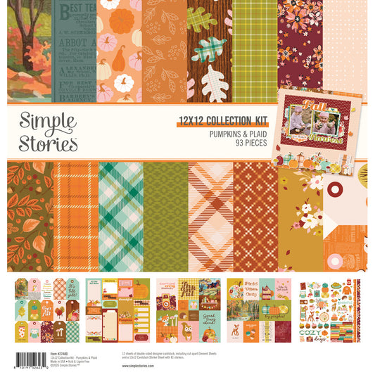 Simple Stories - Pumpkins & Plaid - Collection Kit