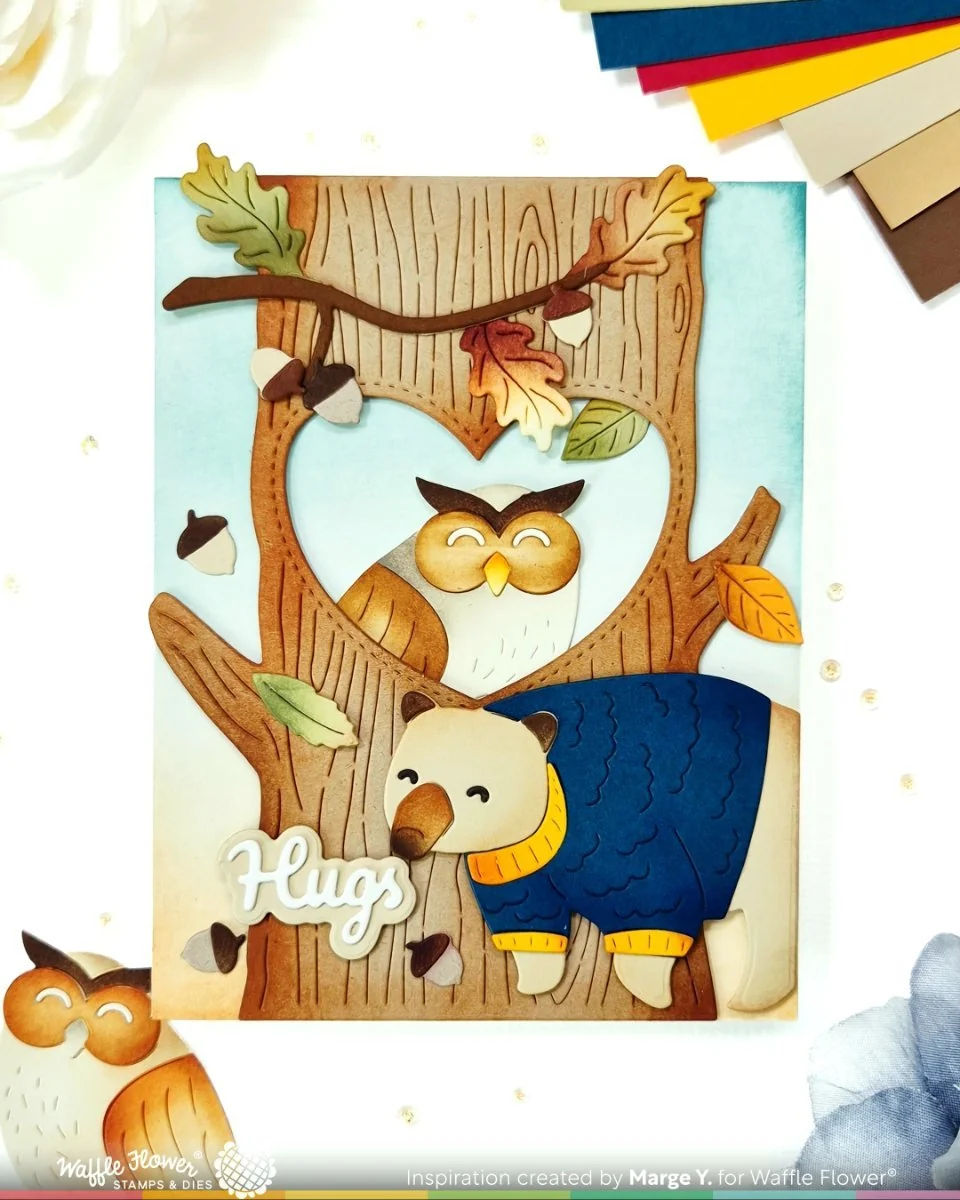 Waffle Flower - Woodland Friends Die Set
