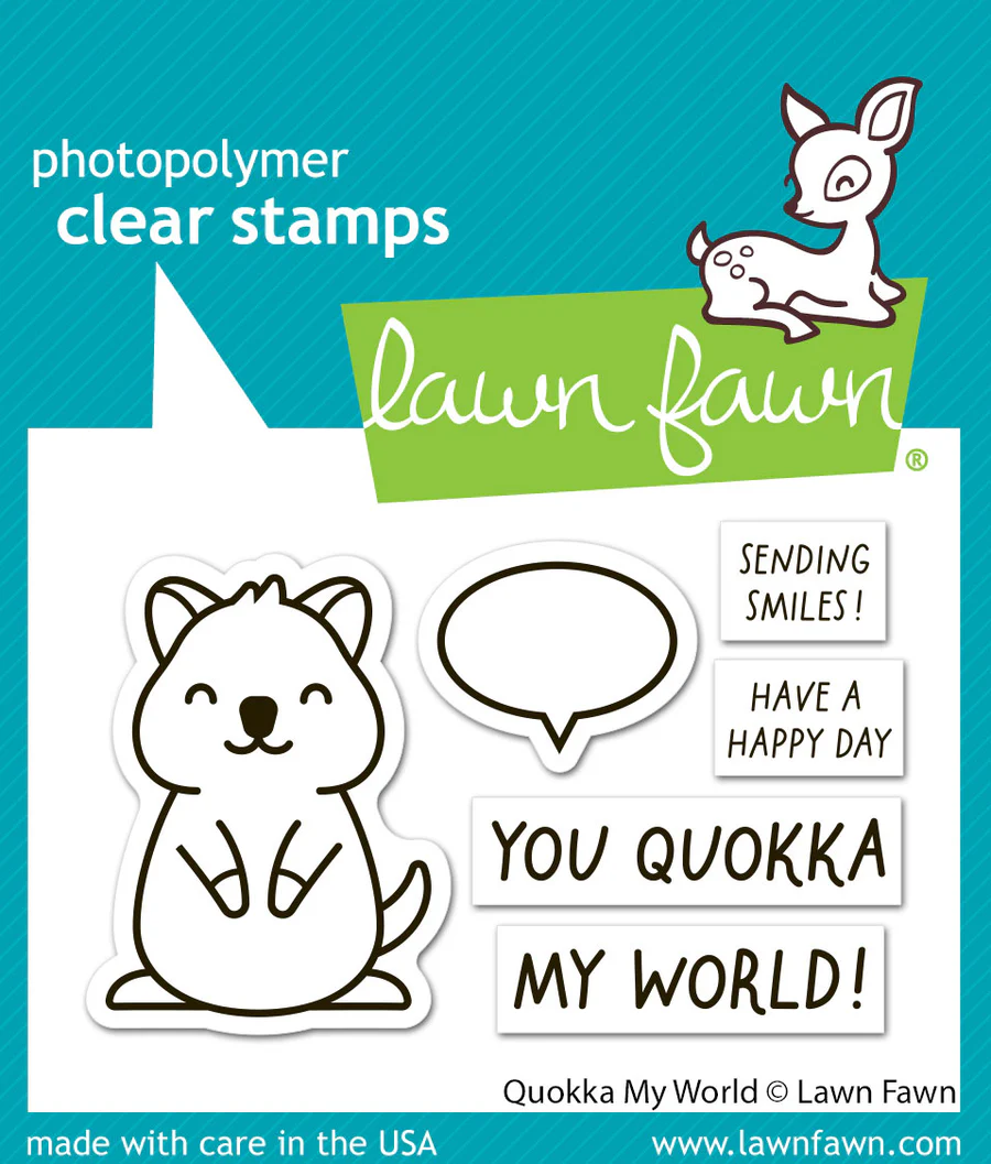 Lawn Fawn - Quokka My World Stamp, Stencil & Die Bundle