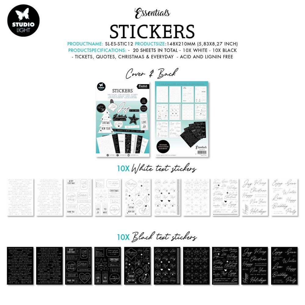 Studio Light - Christmas & Everyday Sticker Book