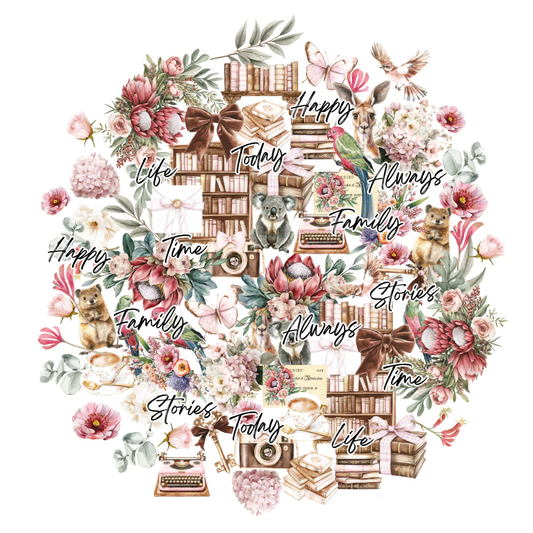 Uniquely Creative - Paperbark Blooms - Floral Creative Cuts