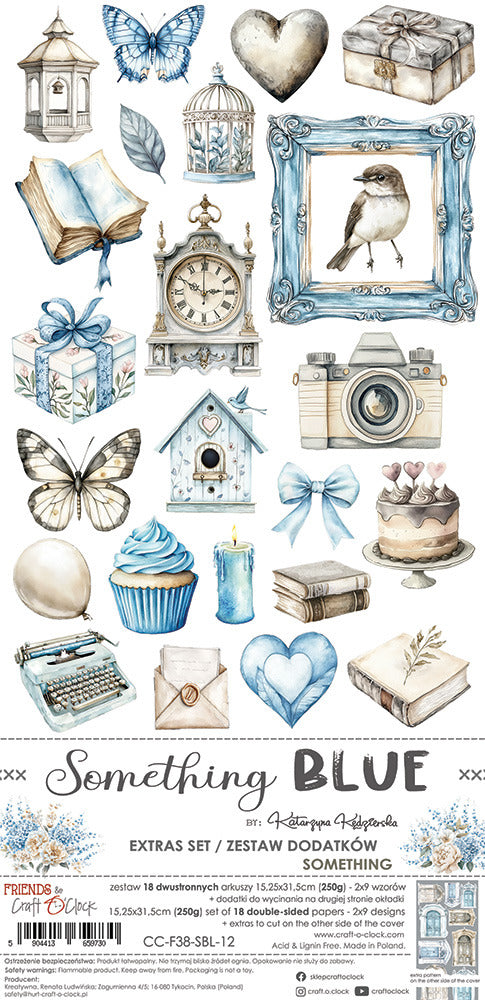 Craft O'Clock - Something Blue - Themed Extras Set