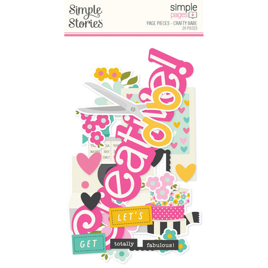 Simple Stories - Crafty Babe - Simple Page Pieces