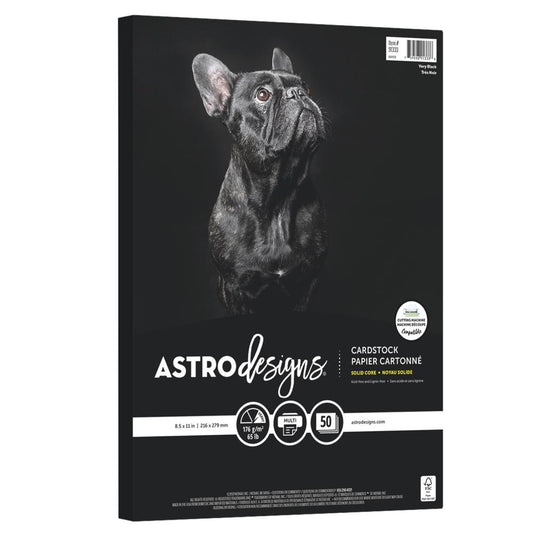 Neenah - Astrodesigns Cardstock - Very Black