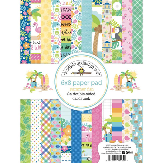 Doodlebug - Summer Fun - 6x8 Paper Pad