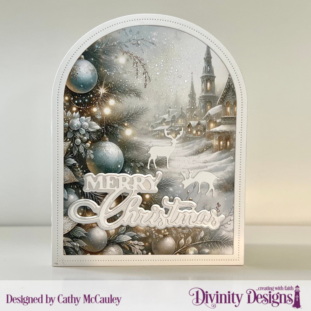 Divinity Designs - Merry Christmas & Layer Die Set