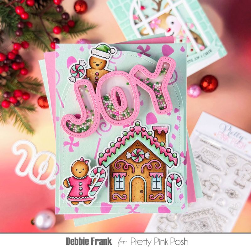 Pretty Pink Posh - Christmas Gingerbread Stamp Set & Die Bundle