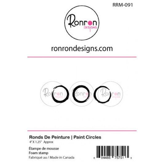 RonRon Designs - Foam Stamp - Paint Circles