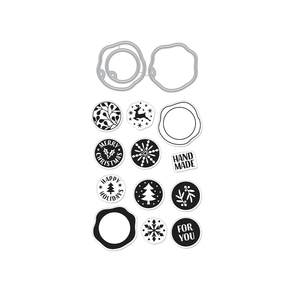 Hero Arts - Wax Seals Stamp & Cut Bundle