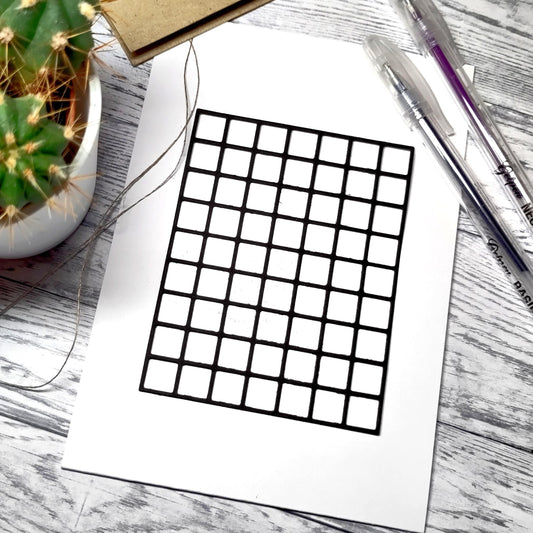 Gummiapan - Large Grid Die