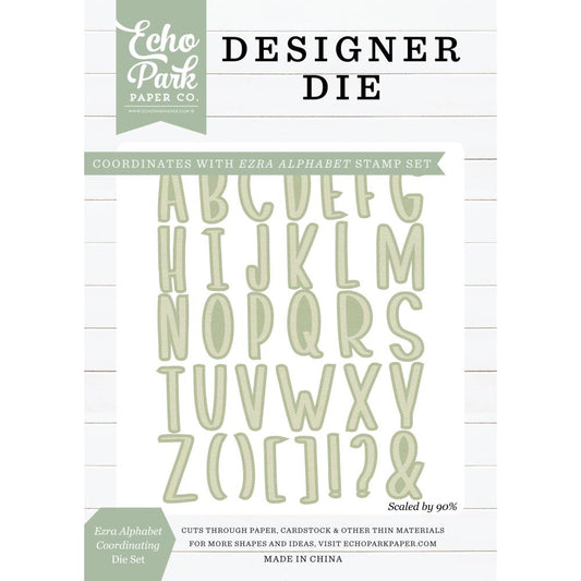 Echo Park - Ezra Alphabet Die Set