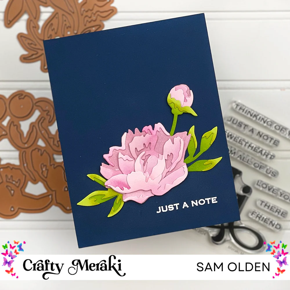 Crafty Meraki - Artisan Flora Peony Die Set