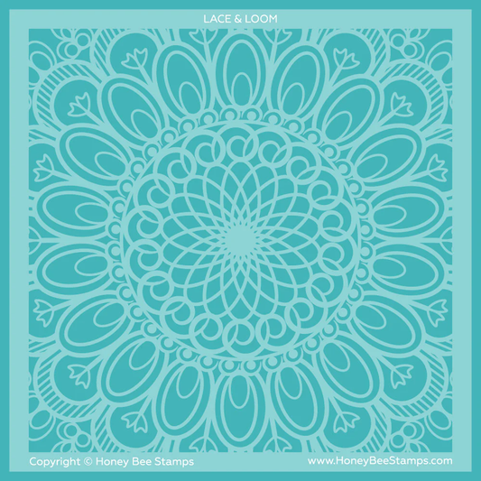 Honey Bee - Lace & Loom Stencil