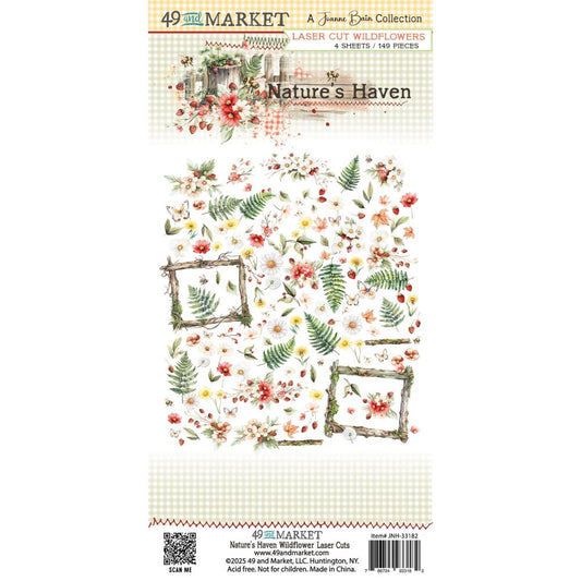 49 and Market - Nature's Haven - Laser Cut Outs: Wildflowers