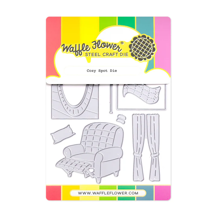 Waffle Flower - Cozy Spots Die & Stencil Bundle