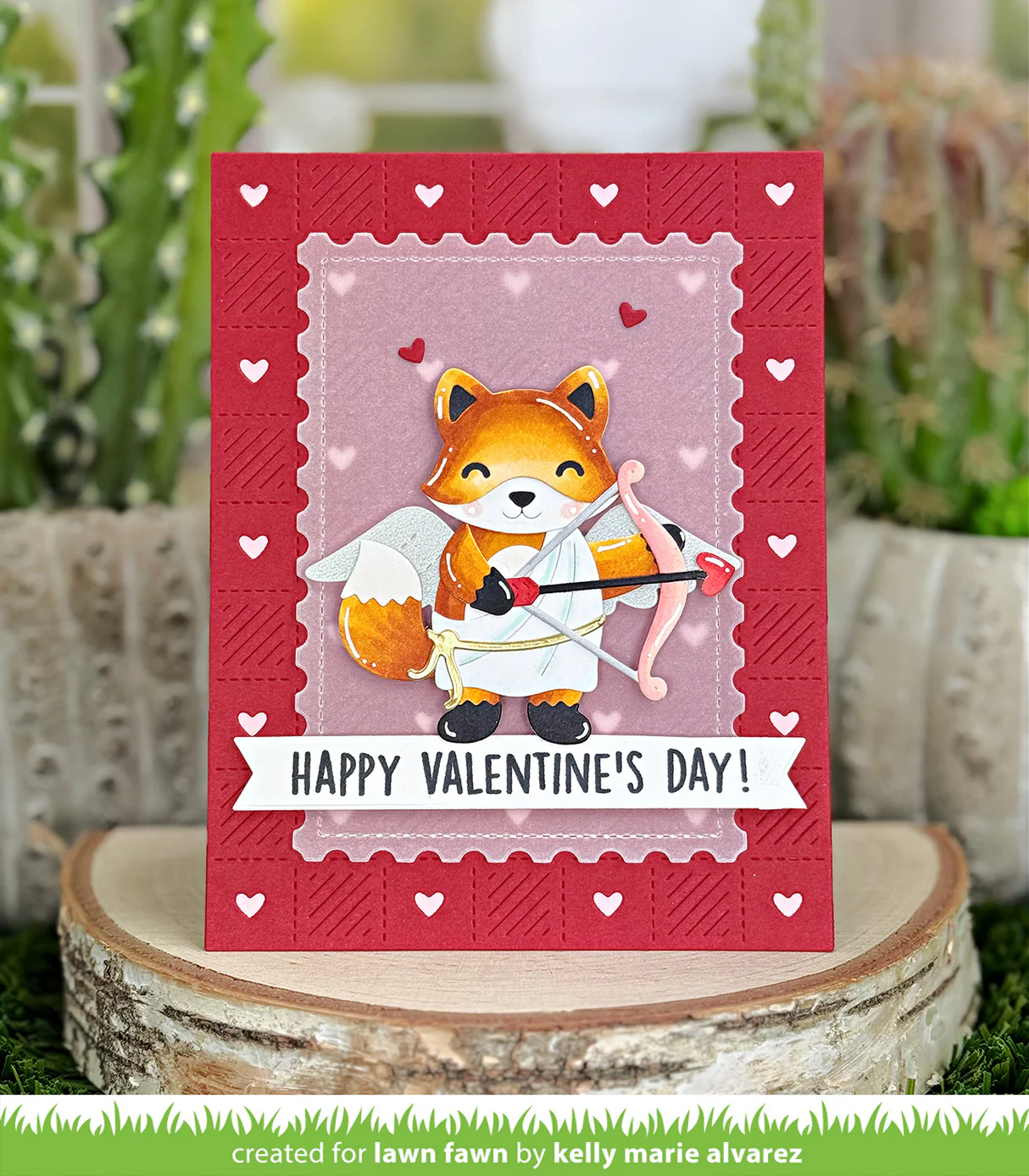 Lawn Fawn - Build-A-Critter Valentine Accessories Die Set