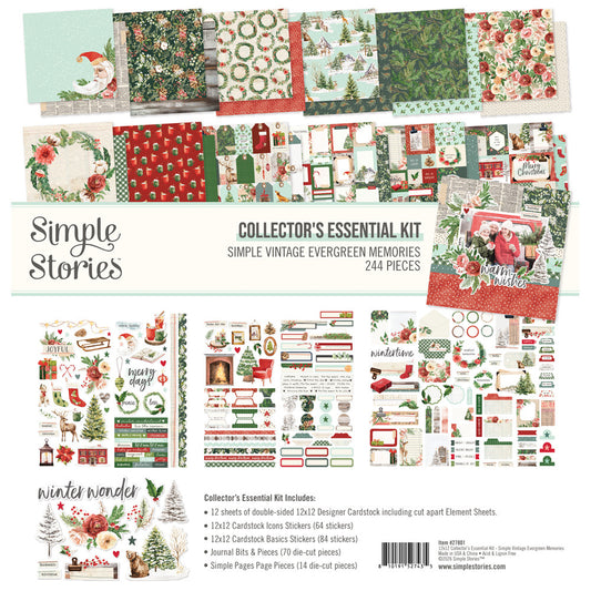 Simple Stories - Simple Vintage Evergreen Memories - Collector's Essential Kit