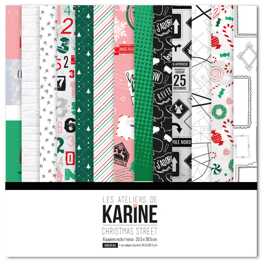 Les Ateliers de Karine - Christmas Street - Collection Pack