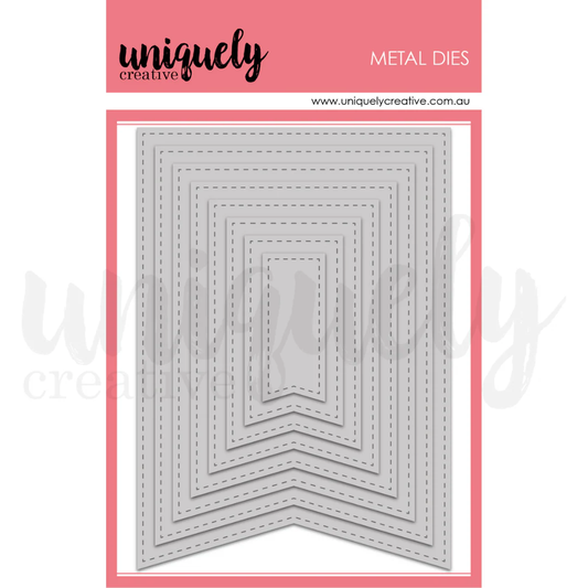 Uniquely Creative - Stitched Banner Die Set