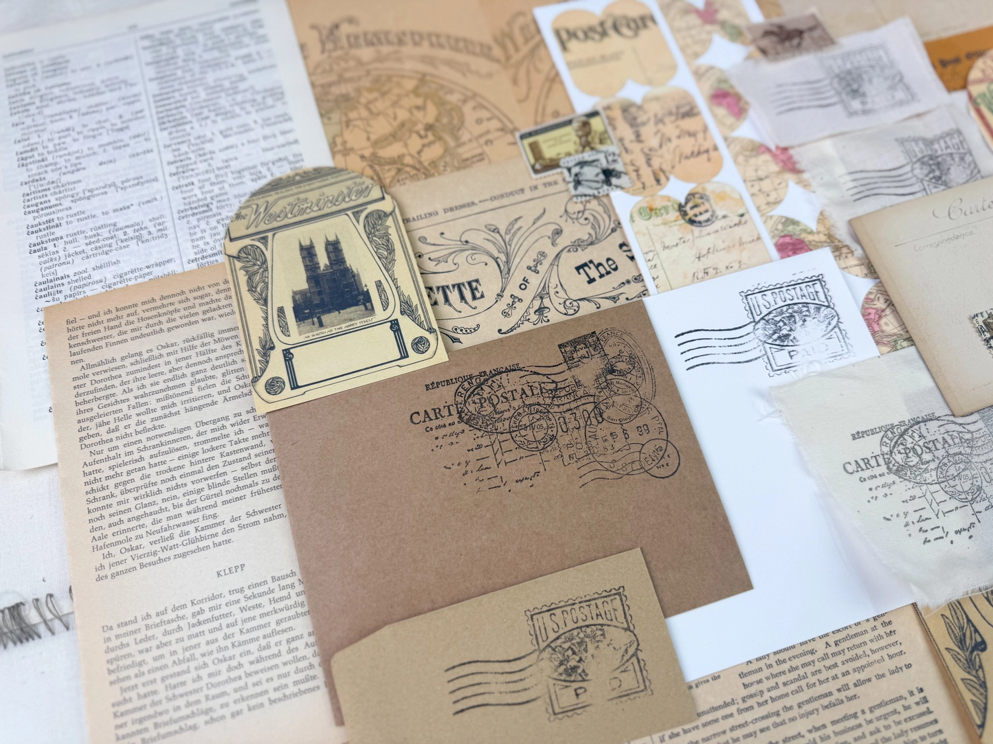 A House of Books - Travel Ephemera Kit