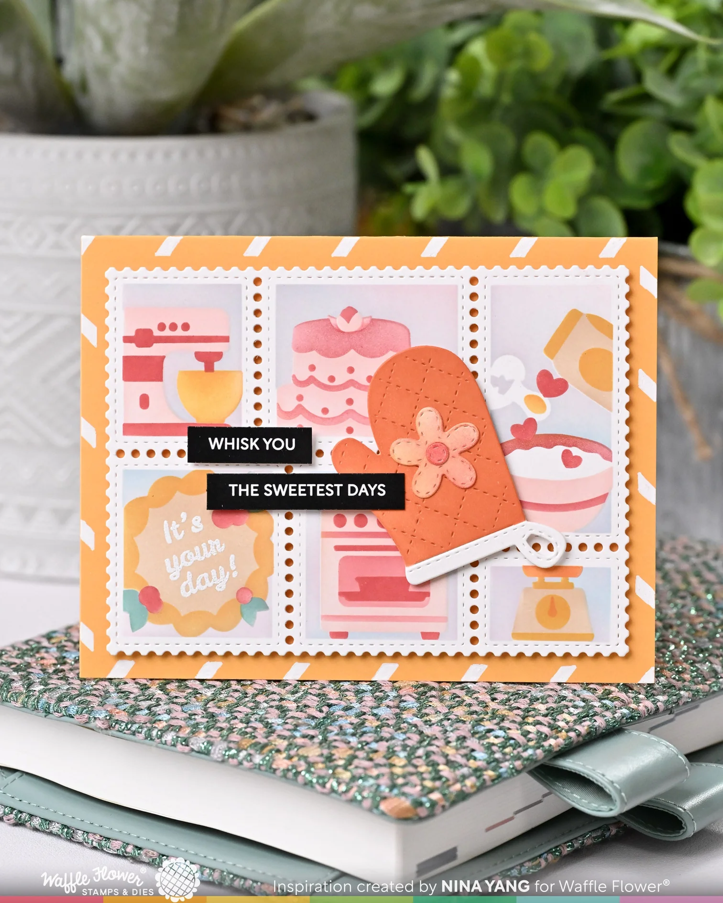 Waffle Flower - Just Mitts Die & Stencil Bundle
