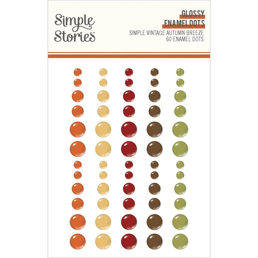 Simple Stories - Simple Vintage Autumn Breeze - Enamel Dots