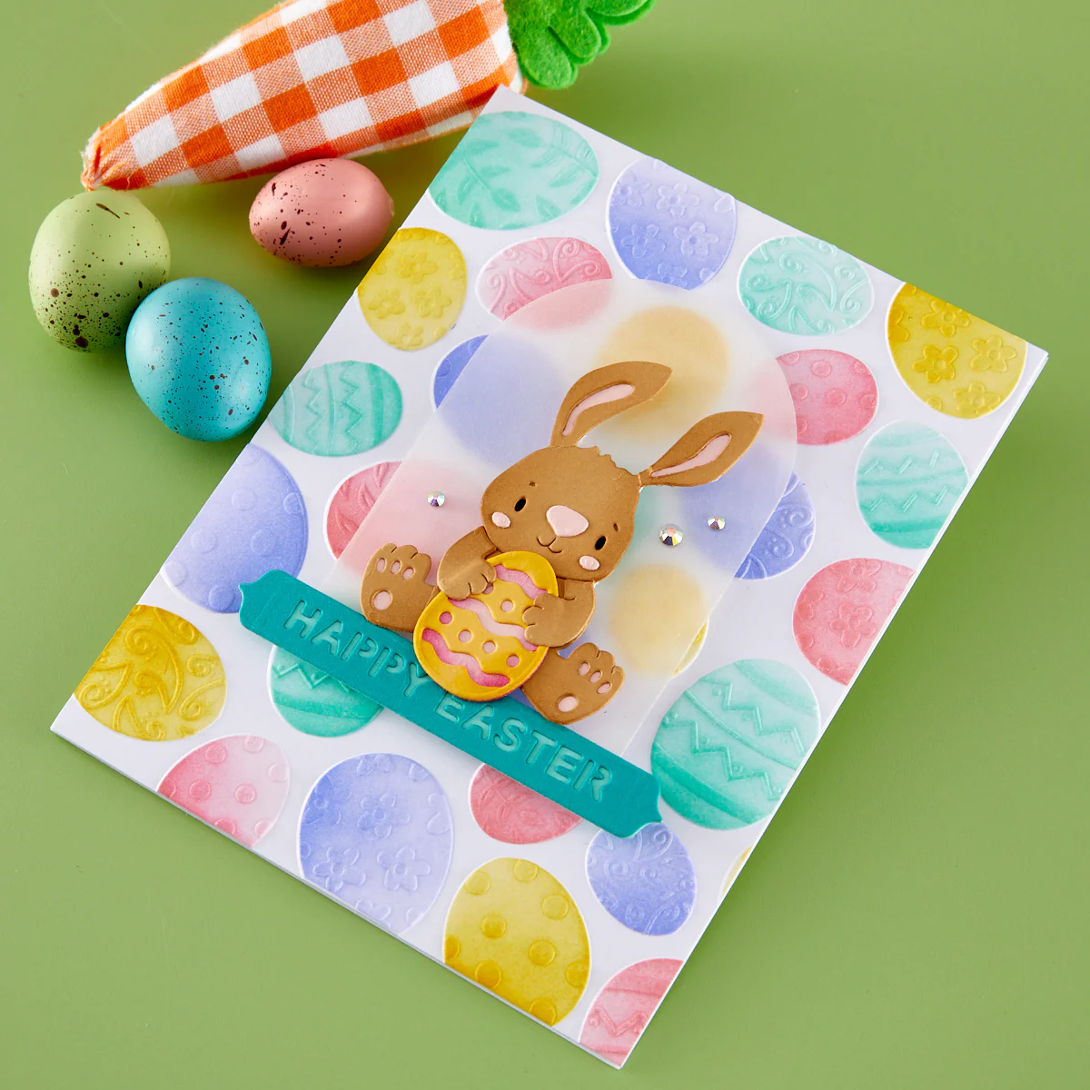 Spellbinders - 3D Embossing Folder - Ornate Eggs by Simon Hurley