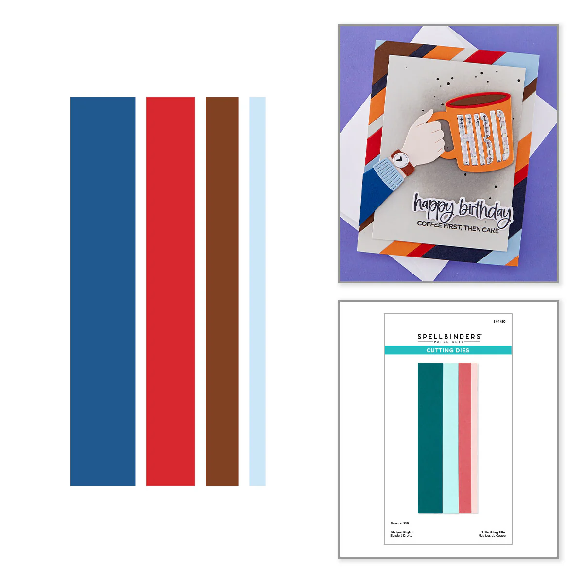 Spellbinders - Stripe Right Die Set