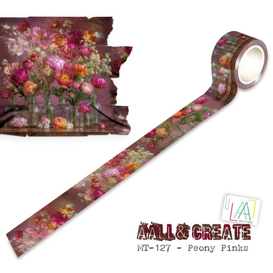 AALL & Create - Layer-It-Up Washi Tape - Peony Pinks