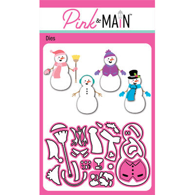Pink & Main - Snowman Friend Die Set