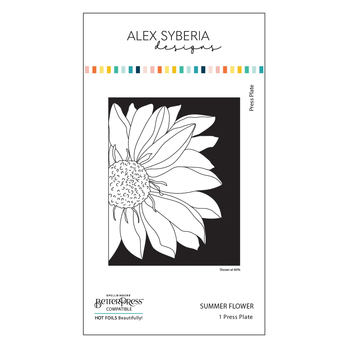 Alex Syberia - Summer Flower Press Plate